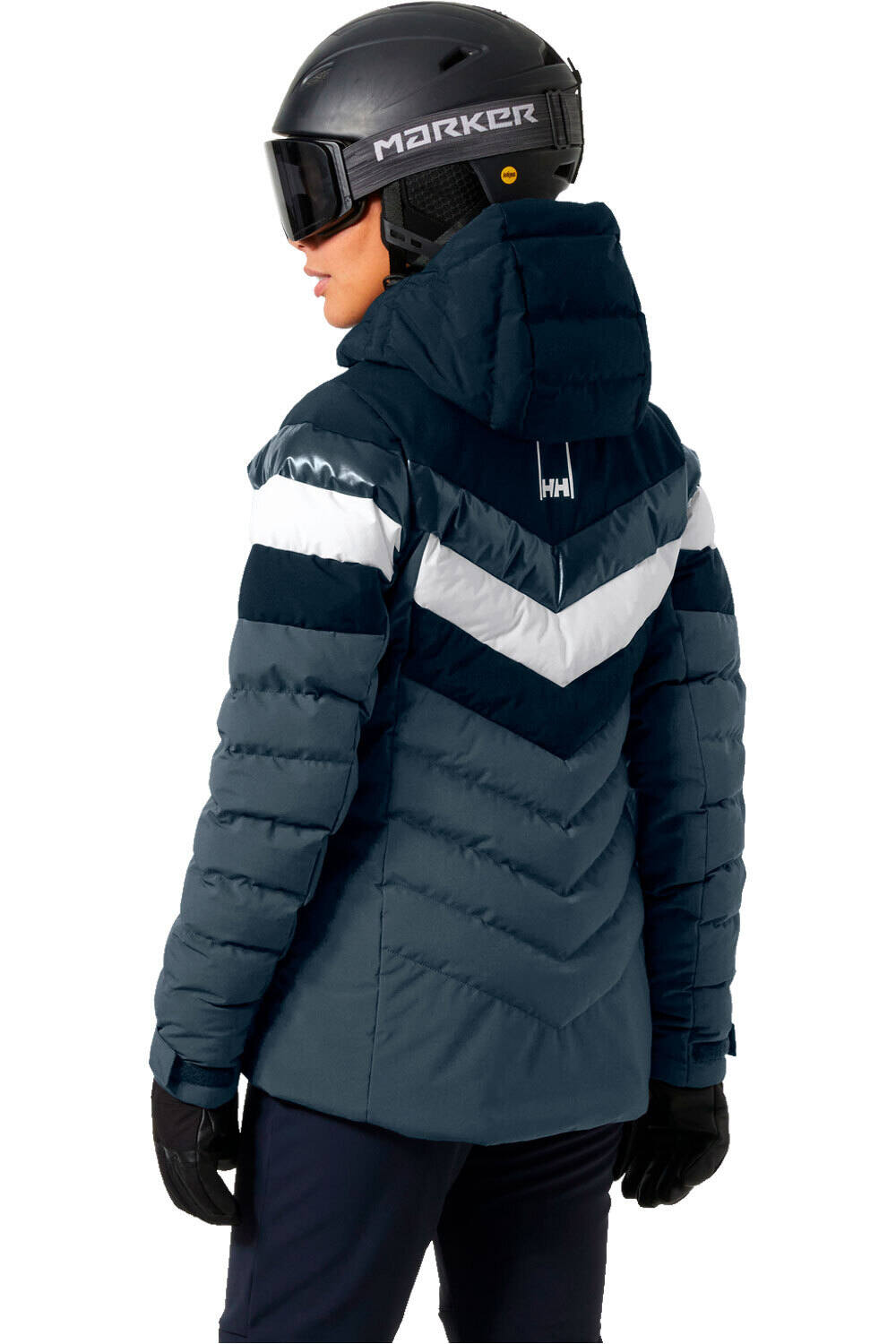 Helly Hansen chaqueta esquí mujer IMPERIAL 2.0 AZUL vista trasera