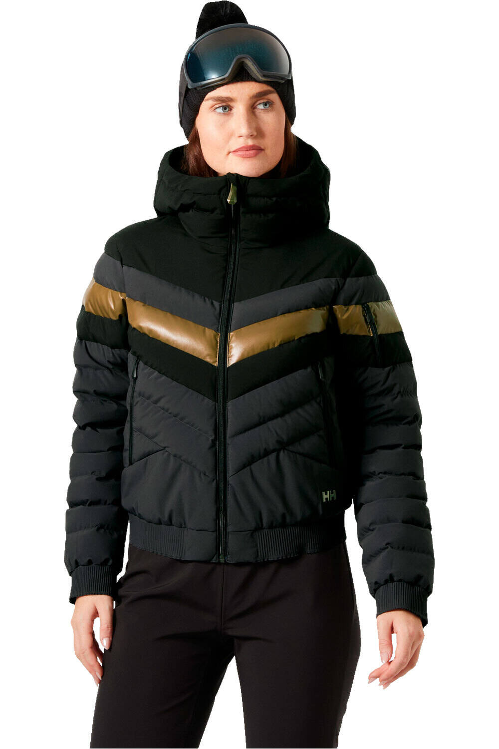Helly Hansen chaqueta esquí mujer IMPERIAL NEGRO vista frontal