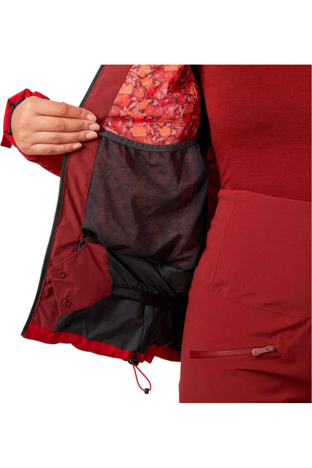 Helly Hansen chaqueta esquí mujer IMPERIAL PUFFY 2.0 ROJO 06