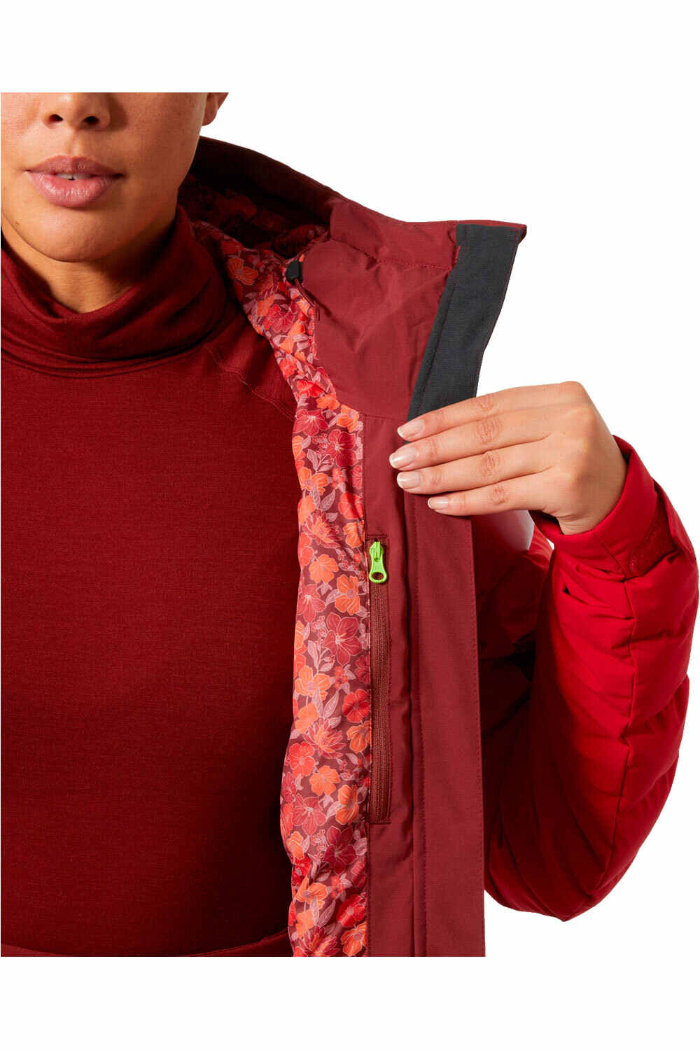Helly Hansen chaqueta esquí mujer IMPERIAL PUFFY 2.0 ROJO 07