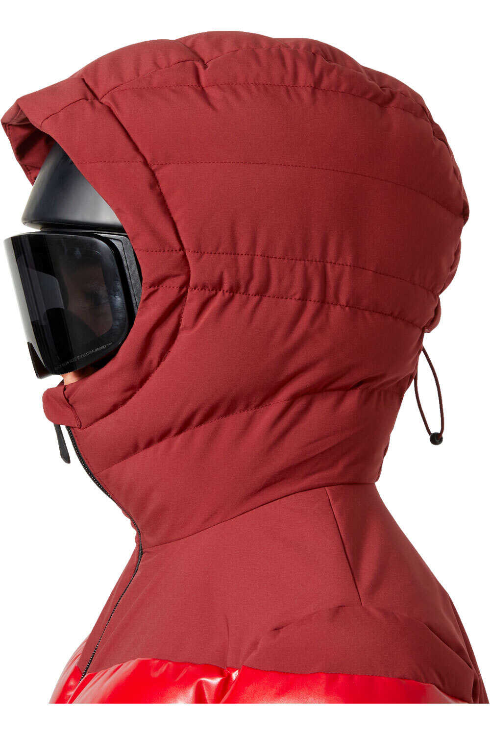 Helly Hansen chaqueta esquí mujer IMPERIAL PUFFY 2.0 ROJO vista detalle
