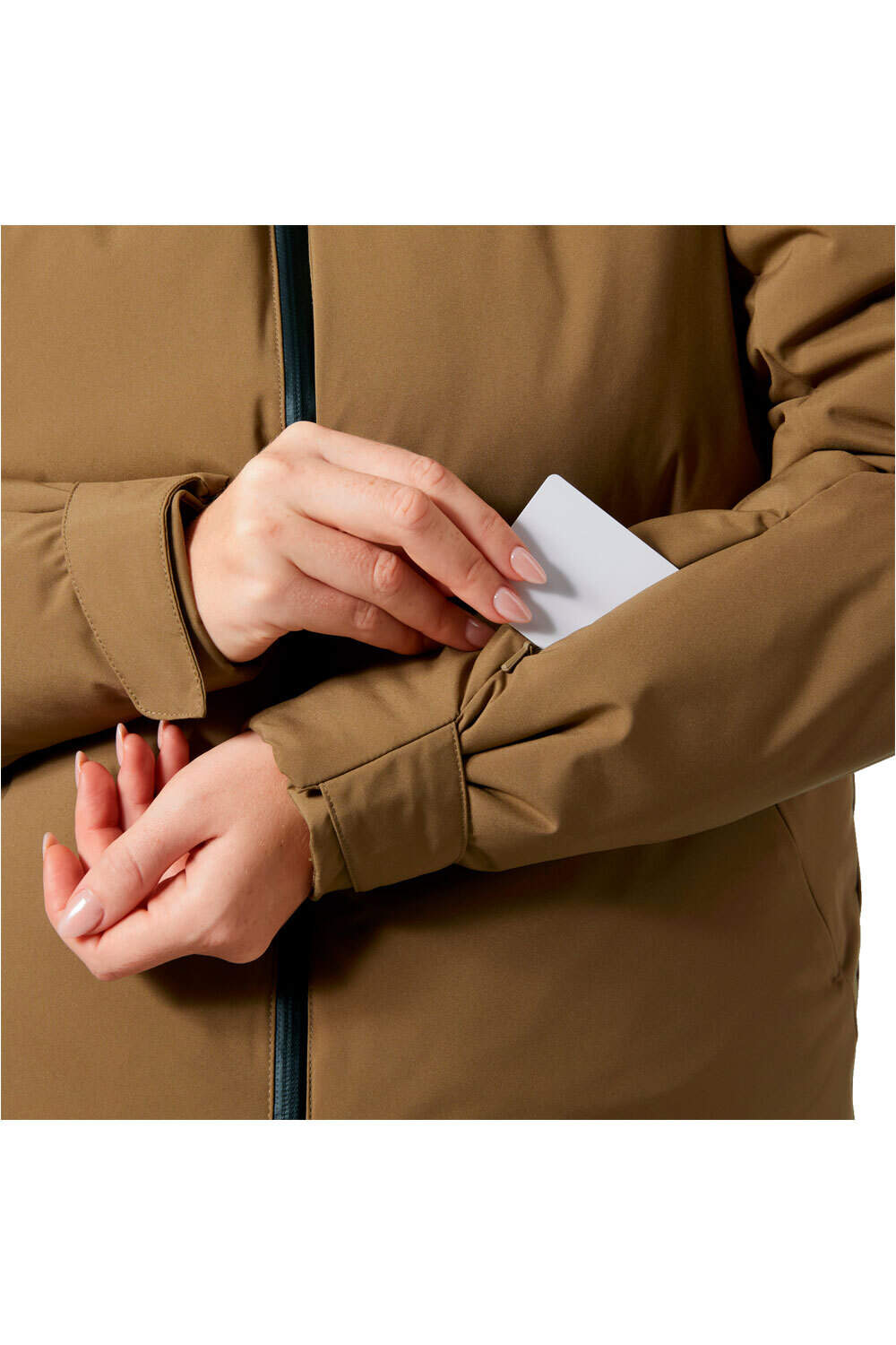 Helly Hansen chaqueta esquí mujer NORA SHORT PUFFY MARRON 03
