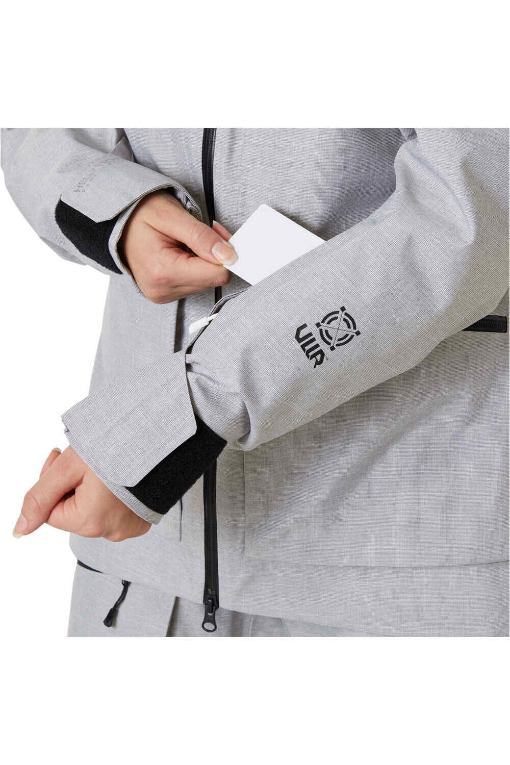 Helly Hansen chaqueta esquí mujer POWDERQUEEN 3.0 GRIS 03