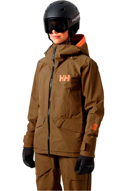 Helly Hansen chaqueta esquí mujer RIDGE INFINITY SHELL MARRON