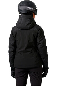 Helly Hansen chaqueta esquí mujer VALDISERE 3.0 NEGRO vista trasera