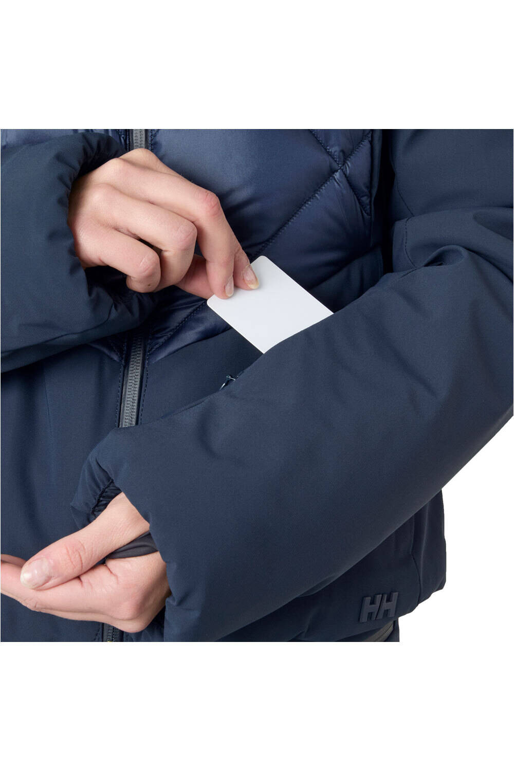 Helly Hansen chaqueta esquí mujer W AVANTI HYBRID JACKET AZUL vista detalle
