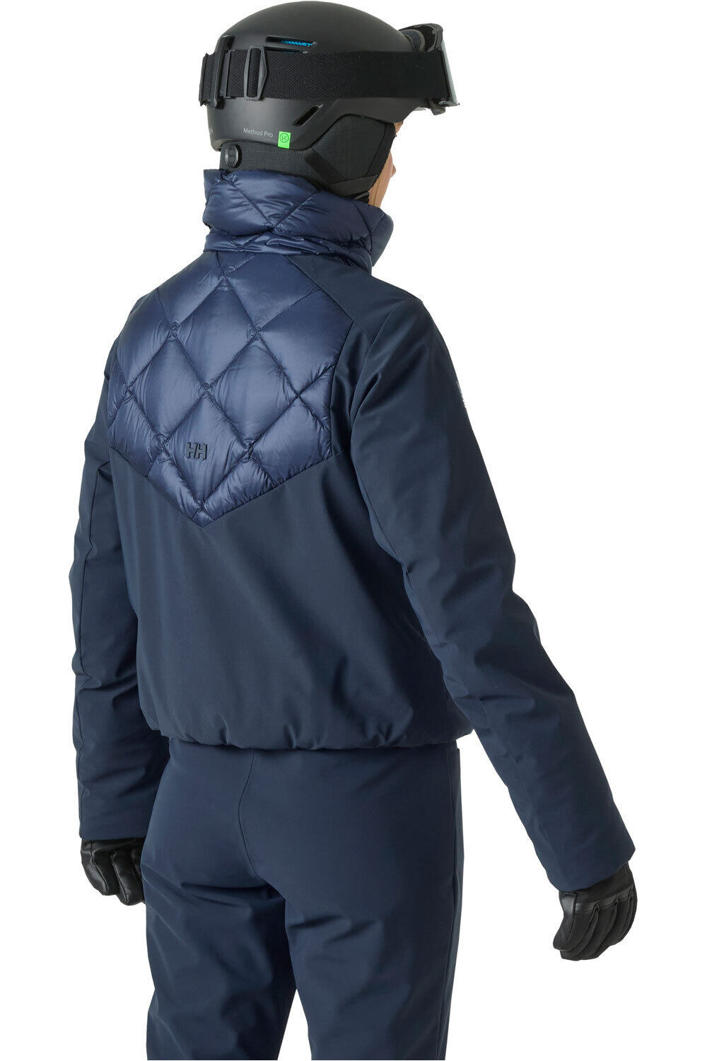 Helly Hansen chaqueta esquí mujer W AVANTI HYBRID JACKET AZUL vista trasera