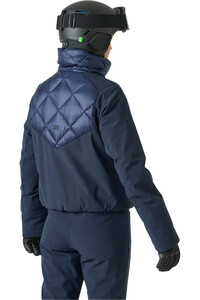 Helly Hansen chaqueta esquí mujer W AVANTI HYBRID JACKET AZUL vista trasera