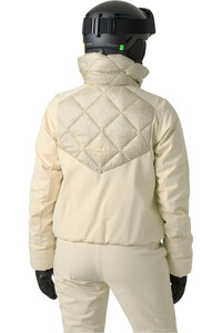 Helly Hansen chaqueta esquí mujer W AVANTI HYBRID JACKET MARRON vista trasera