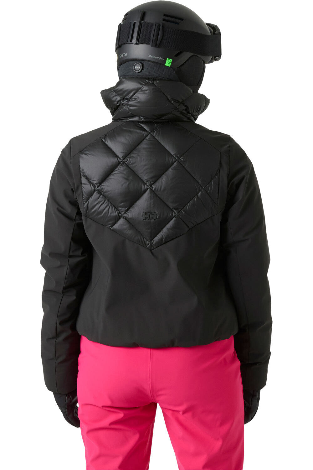Helly Hansen chaqueta esquí mujer W AVANTI HYBRID JACKET NEGRO vista trasera