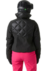 Helly Hansen chaqueta esquí mujer W AVANTI HYBRID JACKET NEGRO vista trasera