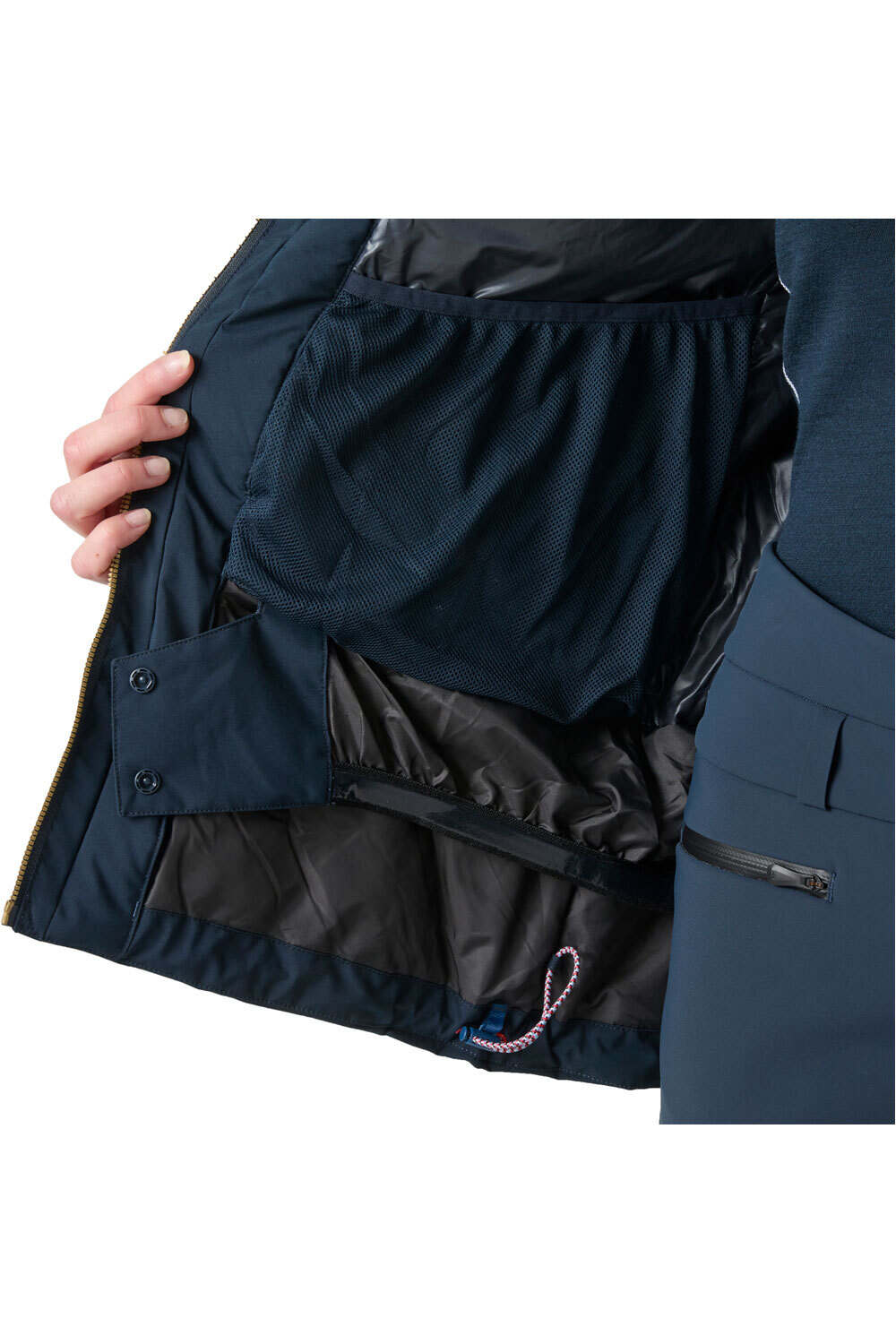 Helly Hansen chaqueta esquí mujer W BELLISSIMO BELTED JACKET AZUL 06
