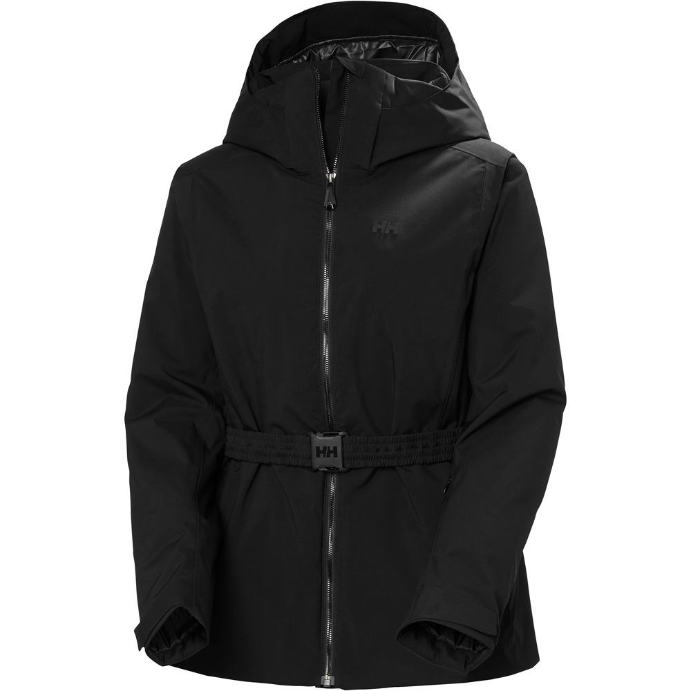 Helly Hansen chaqueta esquí mujer W BELLISSIMO BELTED JACKET NEGRO 08