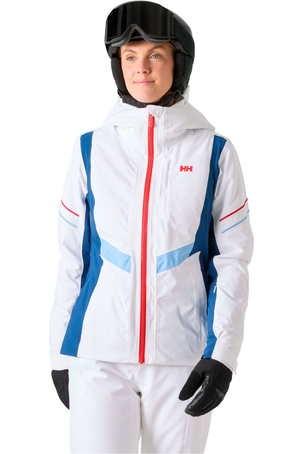 Helly Hansen chaqueta esquí mujer W COURCHEVEL JACKET BLANCO vista frontal
