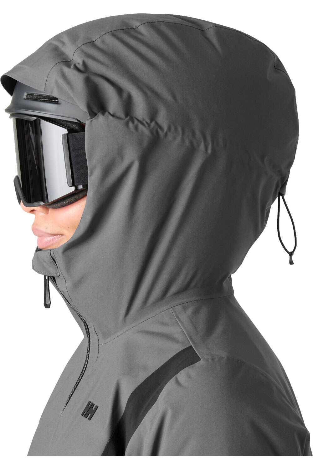 Helly Hansen chaqueta esquí mujer W COURCHEVEL JACKET GRIS vista detalle