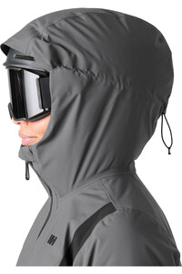Helly Hansen chaqueta esquí mujer W COURCHEVEL JACKET GRIS vista detalle