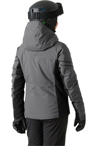Helly Hansen chaqueta esquí mujer W COURCHEVEL JACKET GRIS vista trasera