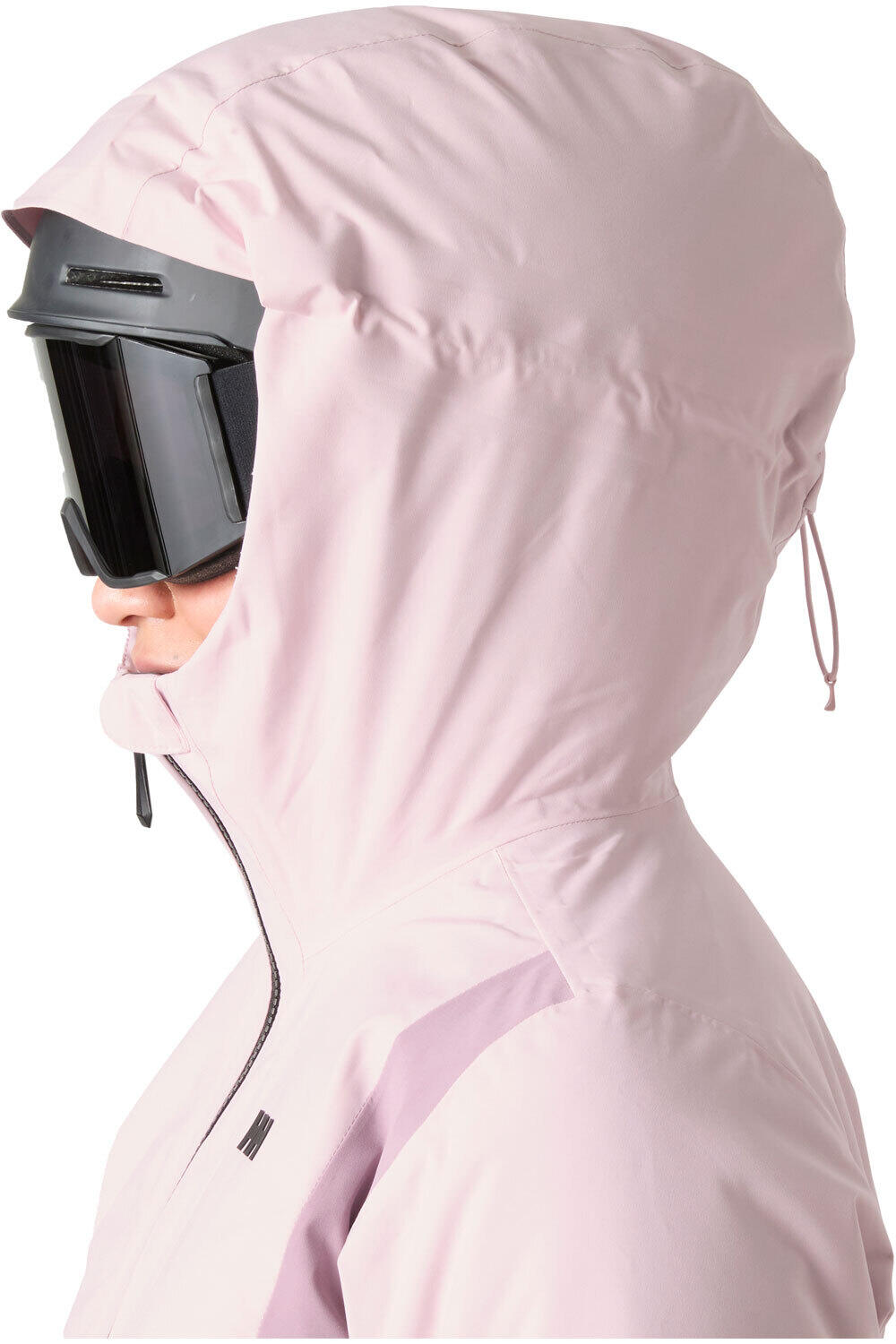 Helly Hansen chaqueta esquí mujer W COURCHEVEL JACKET ROSA vista detalle