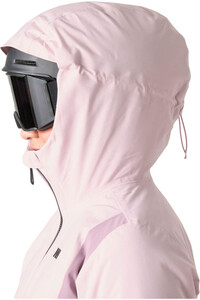 Helly Hansen chaqueta esquí mujer W COURCHEVEL JACKET ROSA vista detalle