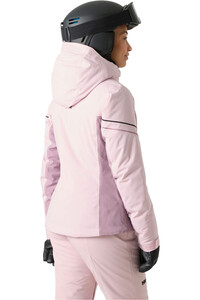 Helly Hansen chaqueta esquí mujer W COURCHEVEL JACKET ROSA vista trasera