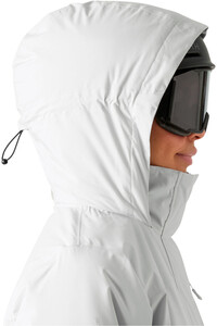 Helly Hansen chaqueta esquí mujer W CREWSER INSULATED JACKET GRIS vista detalle