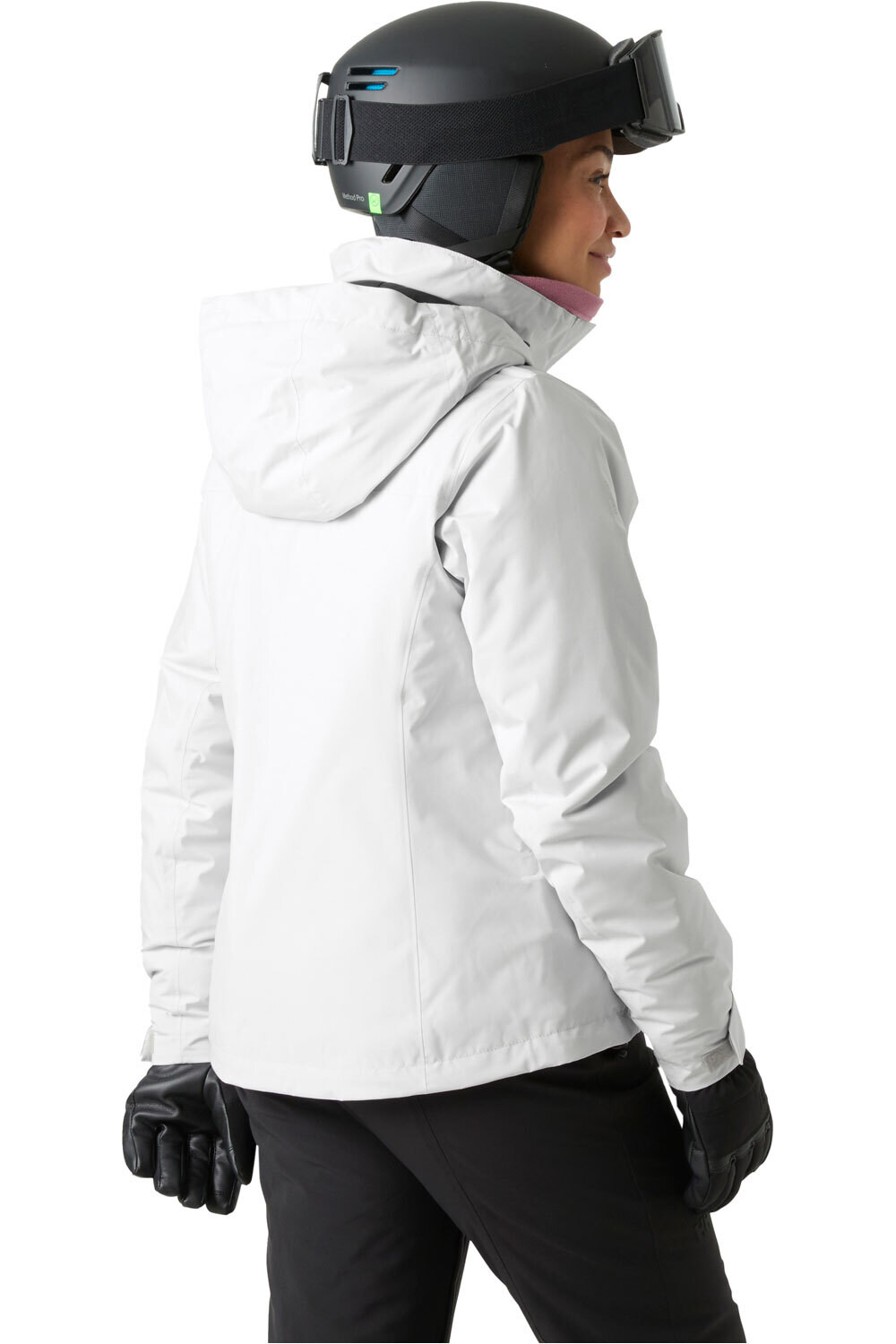 Helly Hansen chaqueta esquí mujer W CREWSER INSULATED JACKET GRIS vista trasera
