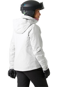 Helly Hansen chaqueta esquí mujer W CREWSER INSULATED JACKET GRIS vista trasera