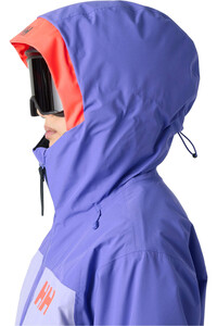 Helly Hansen chaqueta esquí mujer W EMIKO INSULATED JACKET MORADO vista detalle