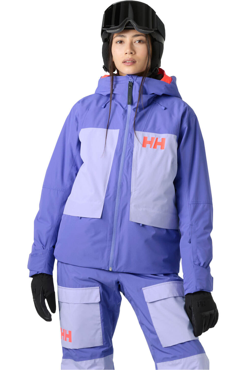 Helly Hansen chaqueta esquí mujer W EMIKO INSULATED JACKET MORADO vista frontal