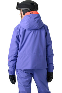 Helly Hansen chaqueta esquí mujer W EMIKO INSULATED JACKET MORADO vista trasera