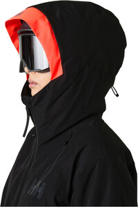 Helly Hansen chaqueta esquí mujer W EMIKO INSULATED JACKET NEGRO vista detalle