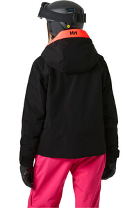 Helly Hansen chaqueta esquí mujer W EMIKO INSULATED JACKET NEGRO vista trasera