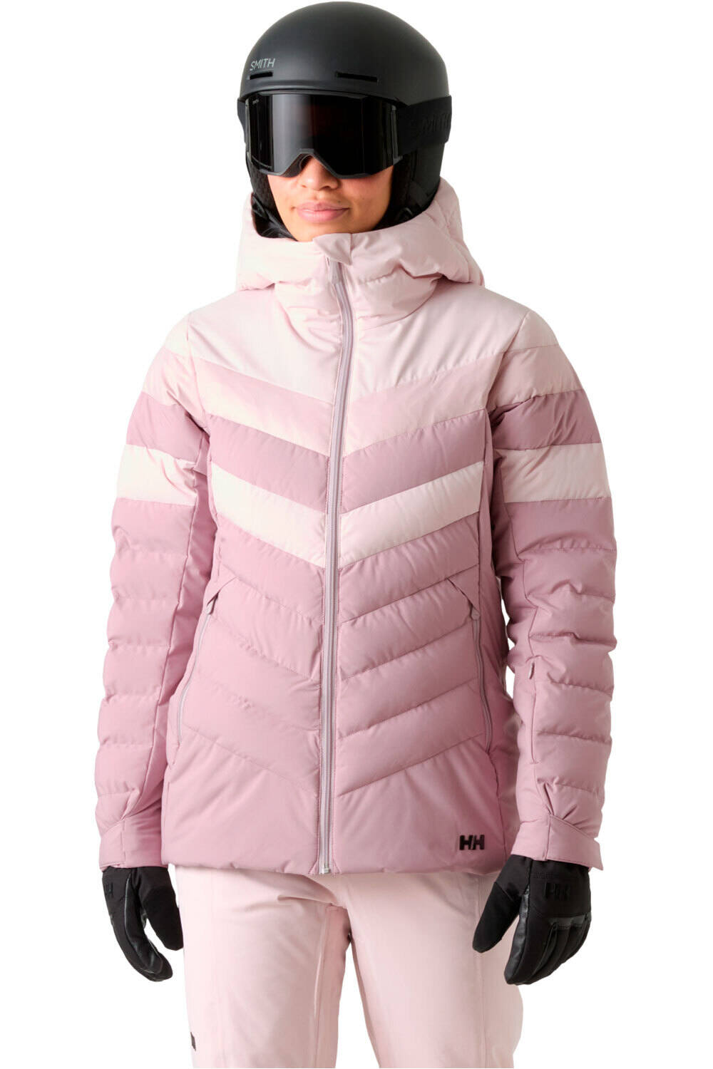 Helly Hansen chaqueta esquí mujer W IMPERIAL PUFFY JACKET MORADO vista frontal
