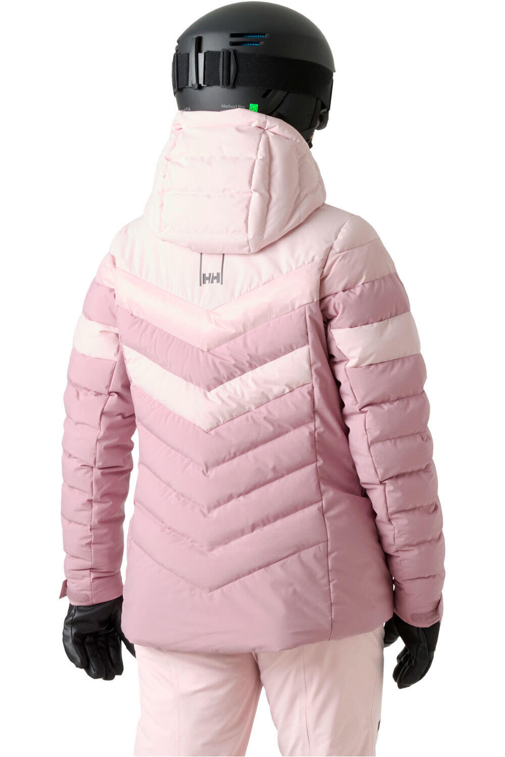 Helly Hansen chaqueta esquí mujer W IMPERIAL PUFFY JACKET MORADO vista trasera