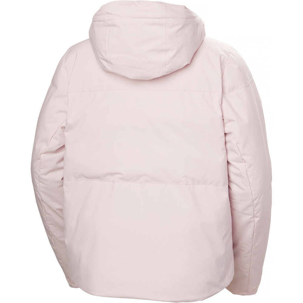 Helly Hansen chaqueta esquí mujer W NORA SHORT PUFFY JACKET ROSA vista trasera