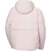 Helly Hansen chaqueta esquí mujer W NORA SHORT PUFFY JACKET ROSA vista trasera