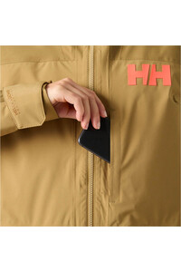 Helly Hansen chaqueta esquí mujer W POWCHASER 3.0 JACKET MARRON 03