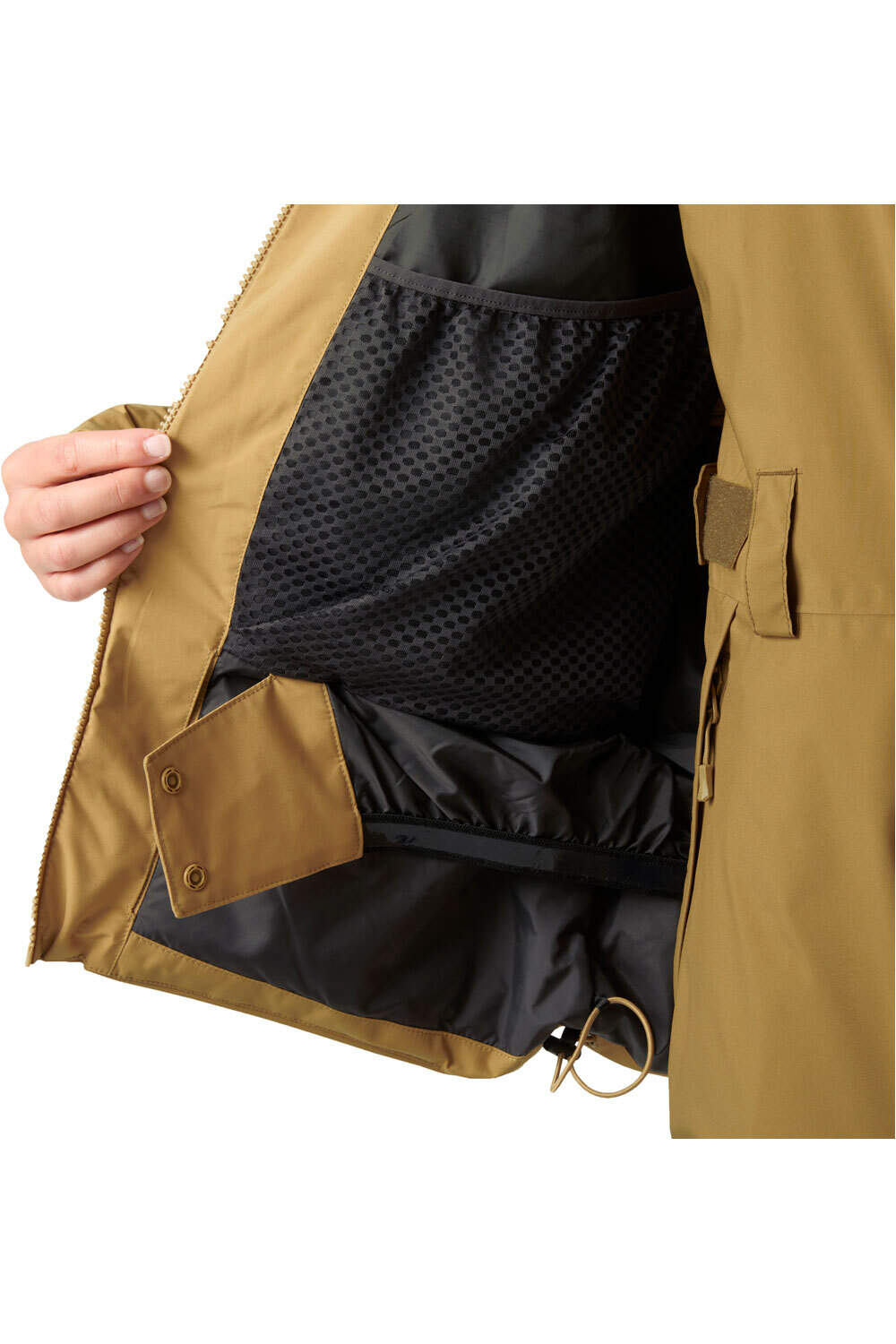 Helly Hansen chaqueta esquí mujer W POWCHASER 3.0 JACKET MARRON 07