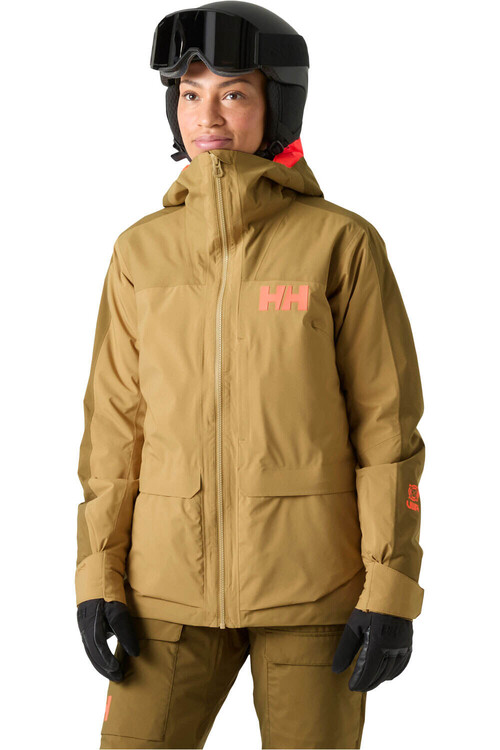 Helly Hansen chaqueta esquí mujer W POWCHASER 3.0 JACKET MARRON