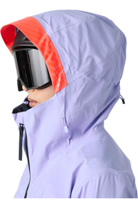 Helly Hansen chaqueta esquí mujer W RIDGE INFINITY SHELL JACKET MORADO vista detalle