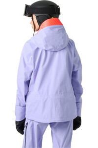 Helly Hansen chaqueta esquí mujer W RIDGE INFINITY SHELL JACKET MORADO vista trasera