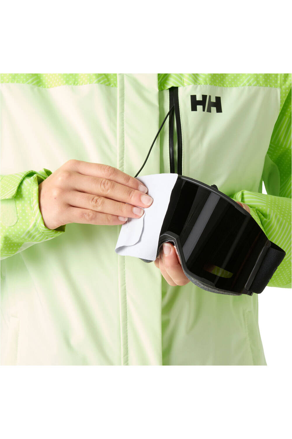 Helly Hansen chaqueta esquí mujer W SNOWPLAY JACKET VERDE 03