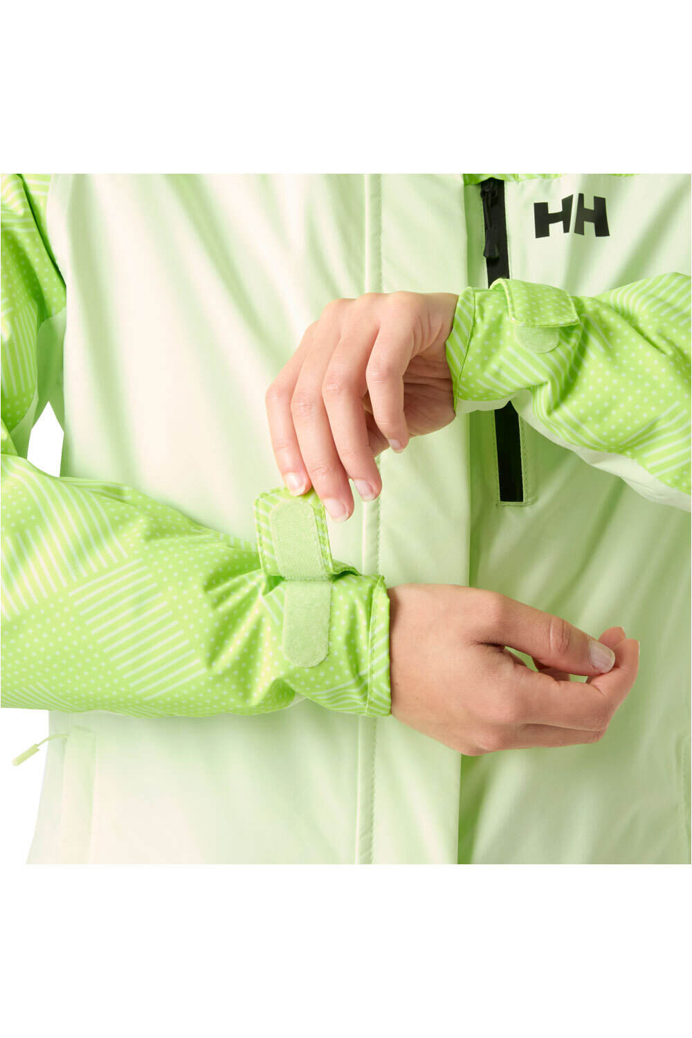 Helly Hansen chaqueta esquí mujer W SNOWPLAY JACKET VERDE 04