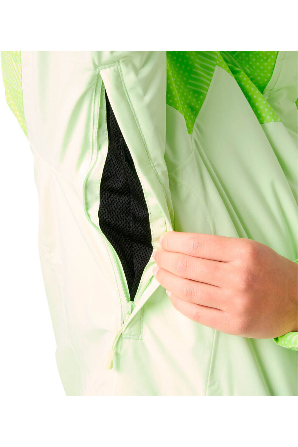 Helly Hansen chaqueta esquí mujer W SNOWPLAY JACKET VERDE 06
