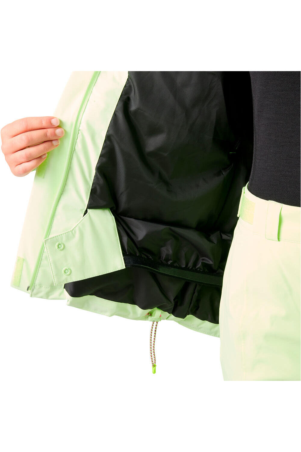 Helly Hansen chaqueta esquí mujer W SNOWPLAY JACKET VERDE 07
