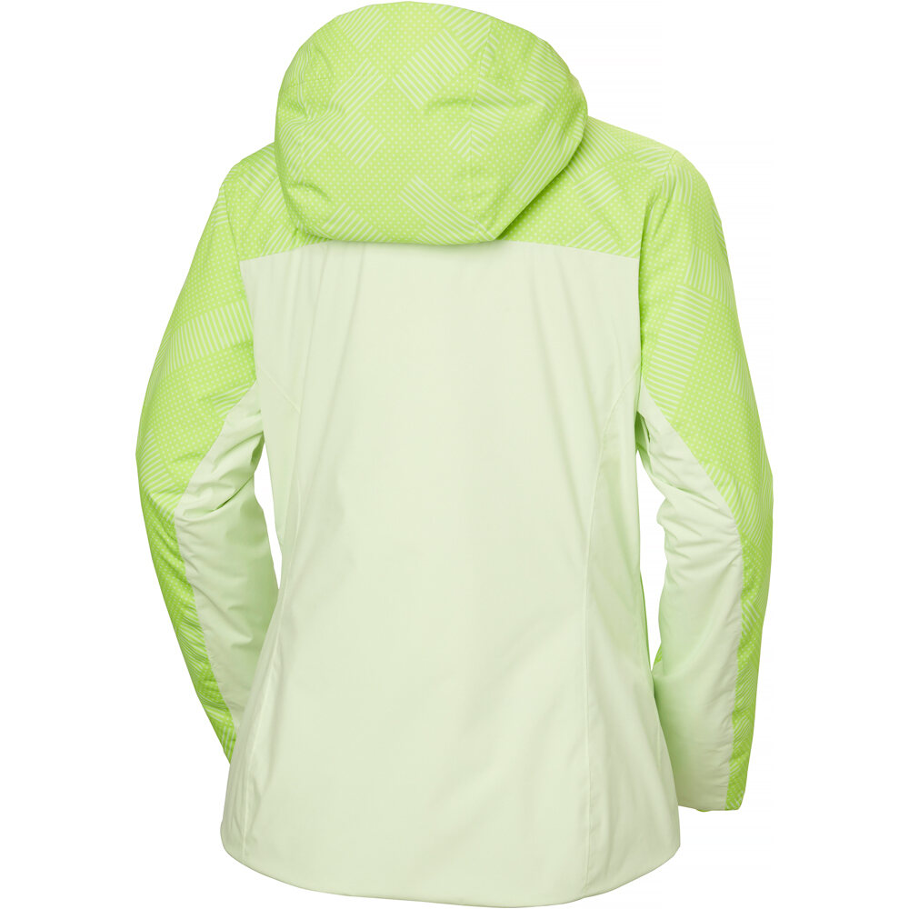 Helly Hansen chaqueta esquí mujer W SNOWPLAY JACKET VERDE 09