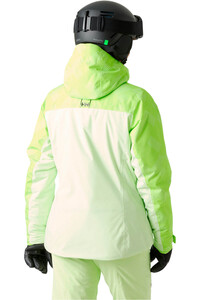 Helly Hansen chaqueta esquí mujer W SNOWPLAY JACKET VERDE vista trasera