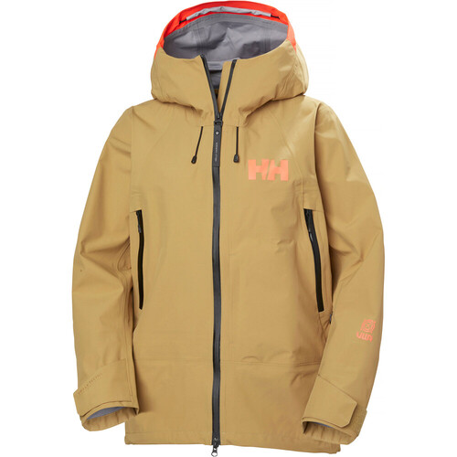 HELLY HANSEN W SOGN SHELL JACKET marron
