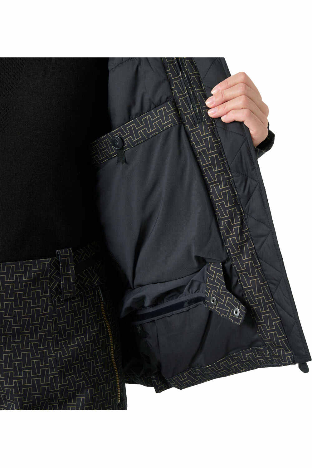 Helly Hansen chaqueta esquí mujer W ST. MORITZ INS 2.0 JKT NEGRO 06