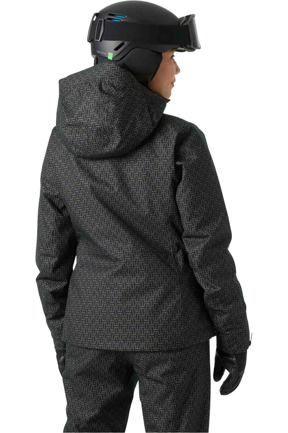 Helly Hansen chaqueta esquí mujer W ST. MORITZ INS 2.0 JKT NEGRO vista trasera